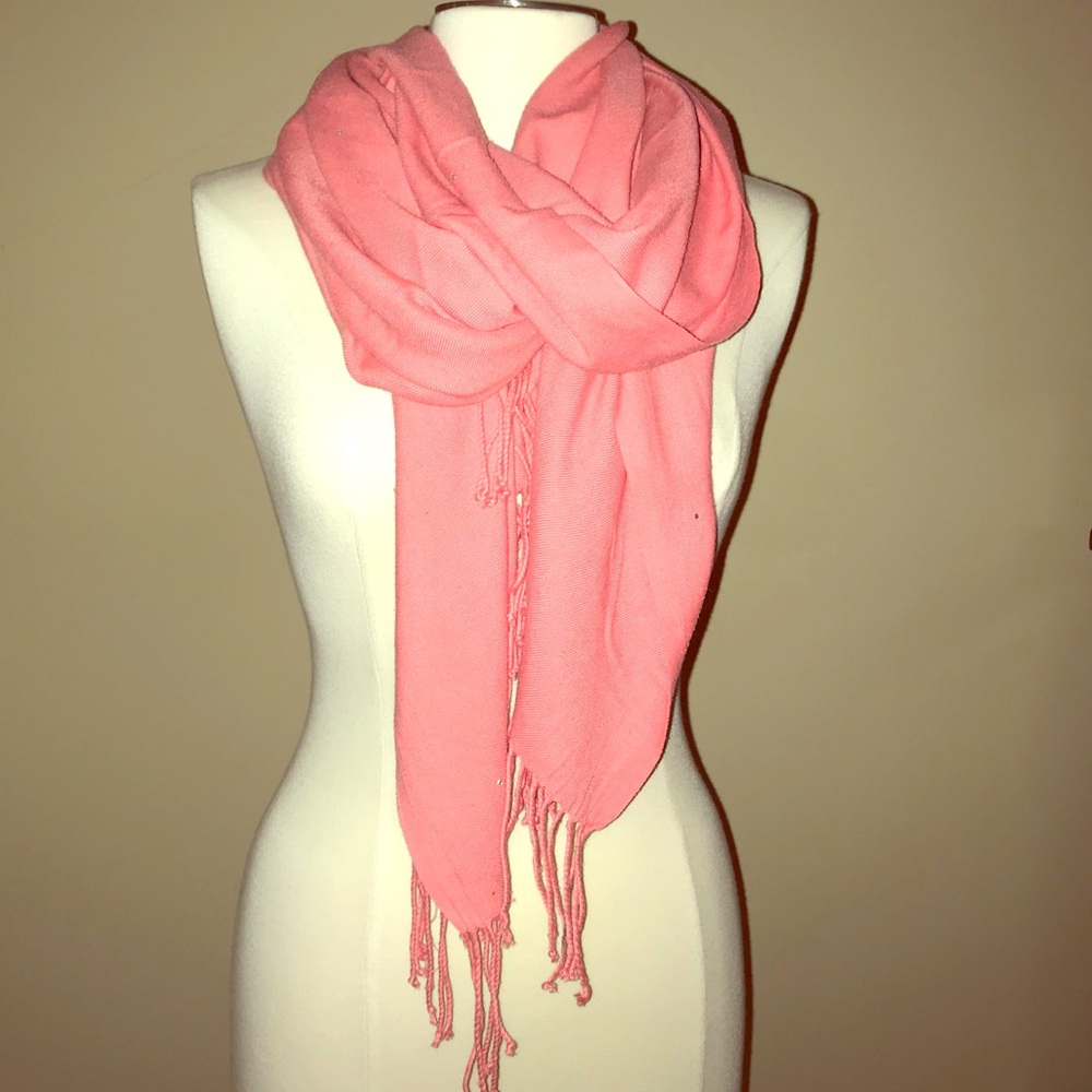 Oversized scarf/wrap with small jems